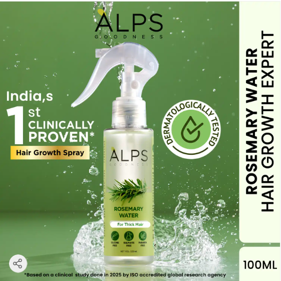 Alps Rosemary Water 100-ml hair spray for regrowth (Pack of-3)